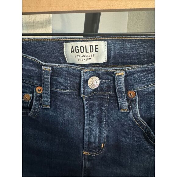 AGOLDE Dark Denim Skinny Jeans Size‎ 23 - Picture 3 of 5